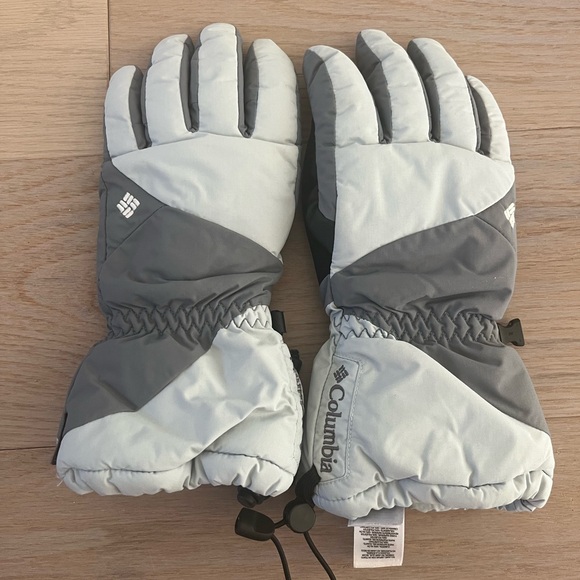 Columbia Accessories - Columbia Gray and White Ski Gloves
